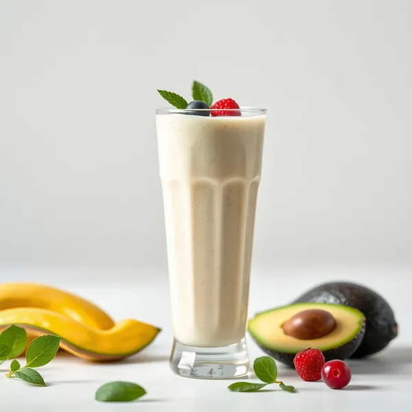 Smoothie Keto Amichevole di Avocado e Latte di Riso