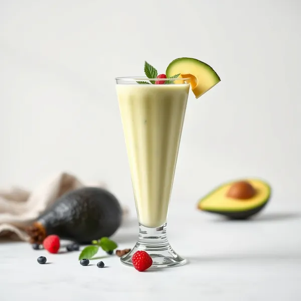 Keto-Friendly Avocado Soy Milk Smoothie