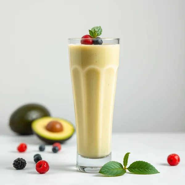 Batido de Abacate e Leite de Espelta Amigável com Keto