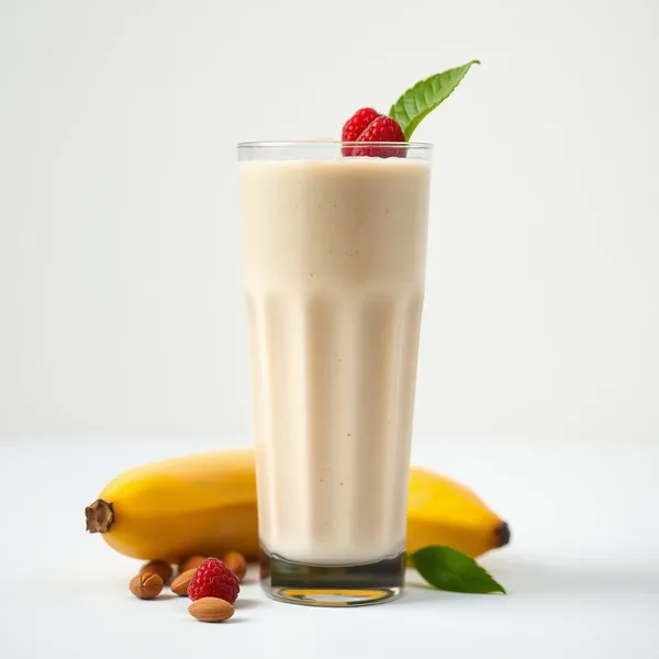 Smoothie Keto de Banana, Amêndoa e Coco