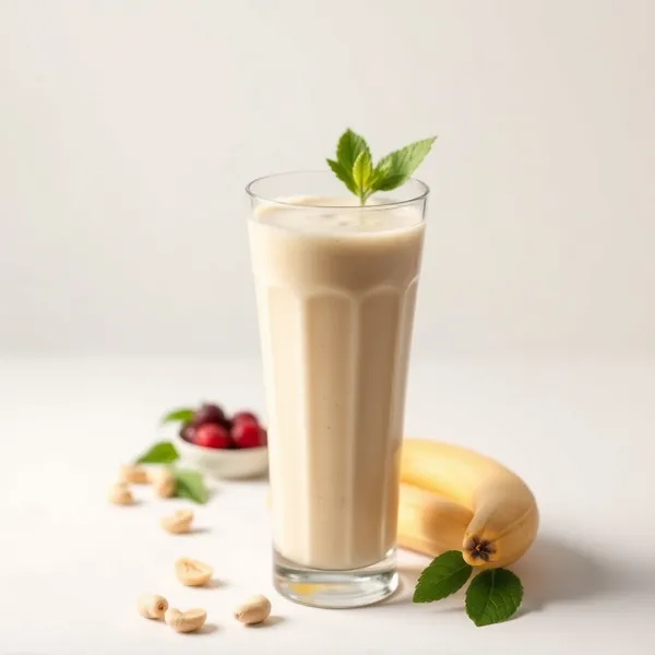 Smoothie de Banana e Leite de Caju Amigável com Keto