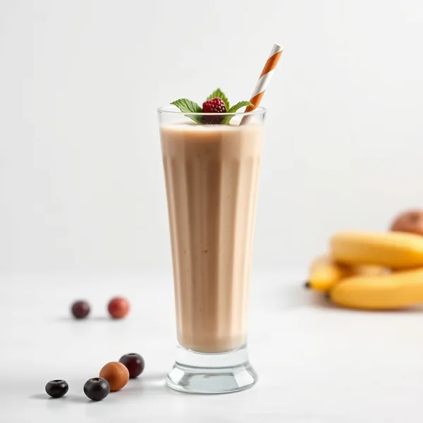 Keto-Friendly Banana Hazelnut Milk Smoothie