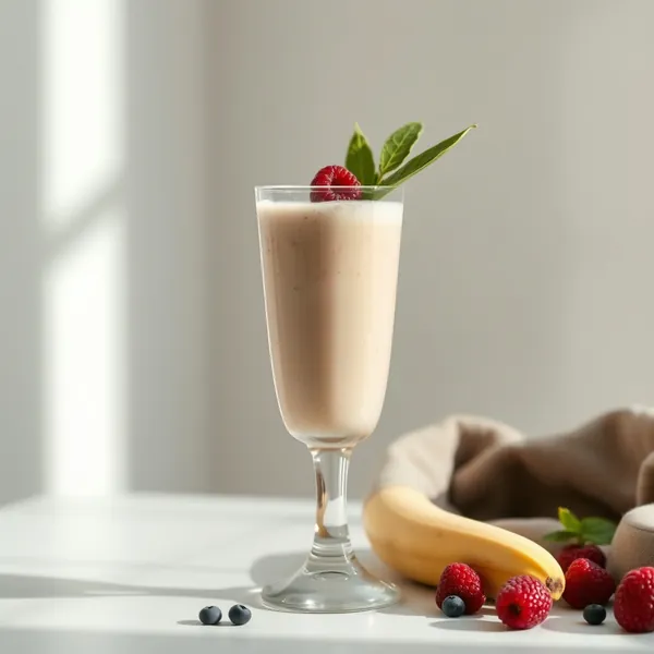 Smoothie de Banana e Leite de Cannabis Amigável com Keto