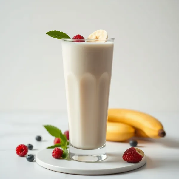 Smoothie de Kefir de Banana Amigável com Keto
