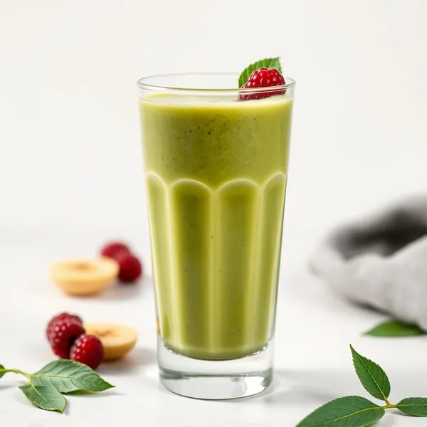 Smoothie Keto de Banana e Chá Matcha