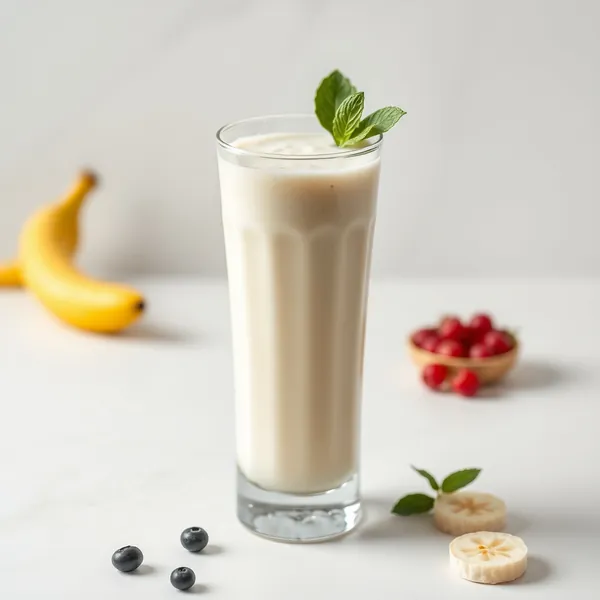 Smoothie Banane Lait de Soja Keto