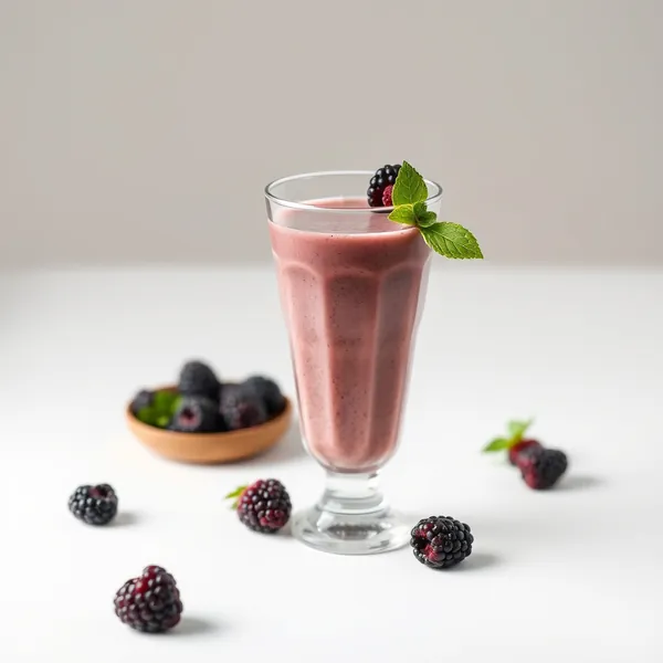 Smoothie di More e Acqua di Cocco Amichevole Keto