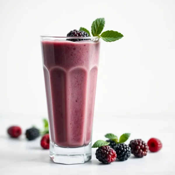 Smoothie de Kefir de Amora Amigável com Keto