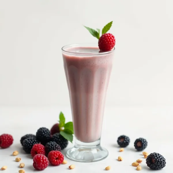 Smoothie Amical Keto de Mûre et Pistache
