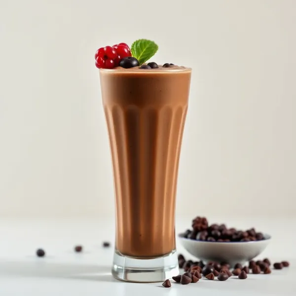Keto-Friendly Cacao Powder Cold Brew Coffee Smoothie