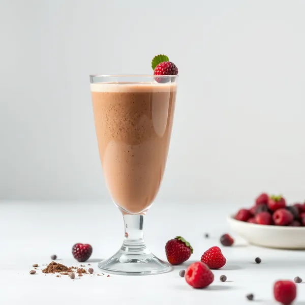 Keto-Friendly Cacao Powder Greek Yogurt Smoothie