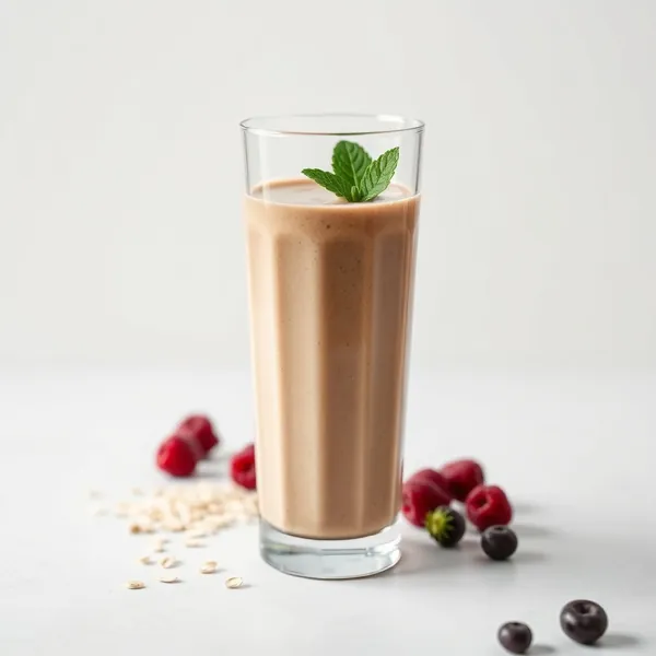 Batido de Leche de Avena y Cacao Amigable con Keto