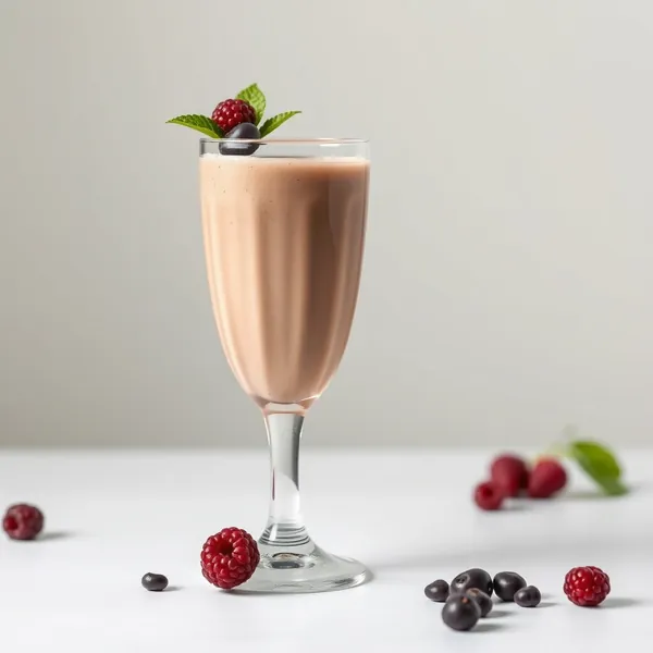 Batido de Cacau em Pó e Leite de Ervilha Amigável com Keto