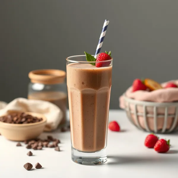 Keto-Friendly Cacao Powder Protein Shake Smoothie