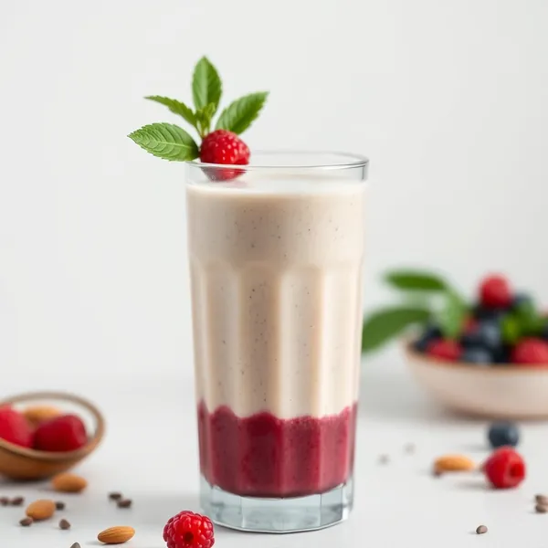 Batido Amigable con Keto de Semillas de Chía, Almendra y Leche de Coco