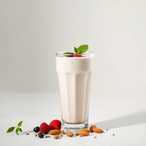 Smoothie de Chia e Leite de Amêndoa Amigável com Keto