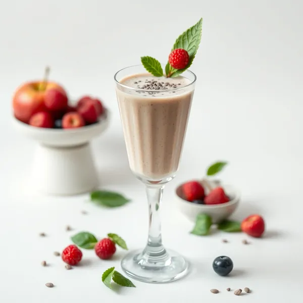 Smoothie di Succo di Mela e Semi di Chia Amichevole Keto