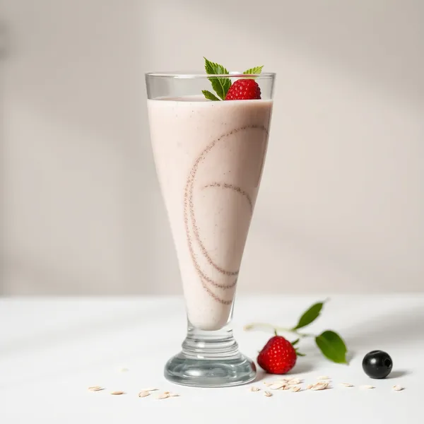 Smoothie de Leite de Aveia e Sementes de Chia Amigável com Keto