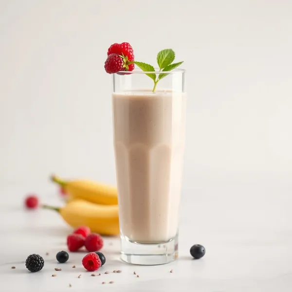 Smoothie de Leite de Ervilha e Sementes de Chia Amigável com Keto