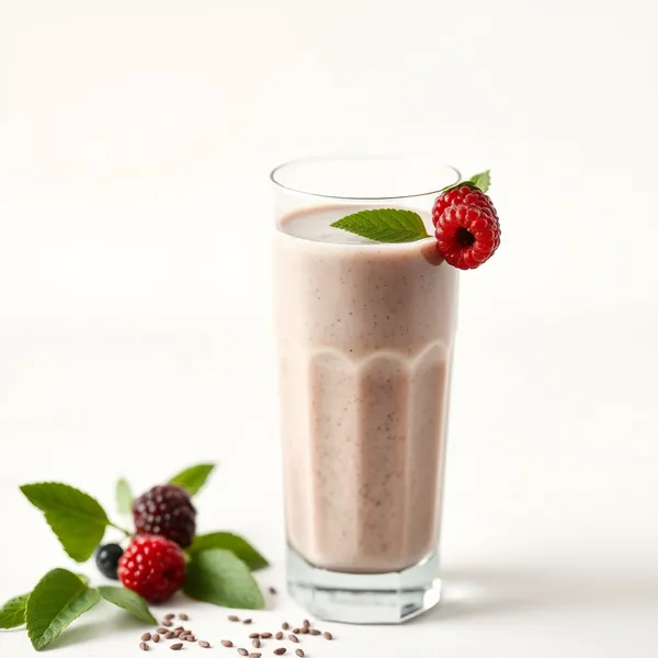 Keto-Friendly Chia Seed Rice Milk Smoothie