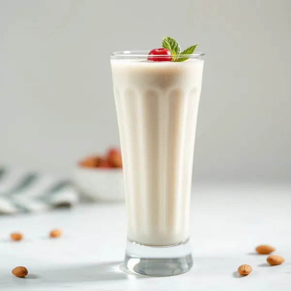 Smoothie de Leite de Coco e Amêndoa Amigável para Keto