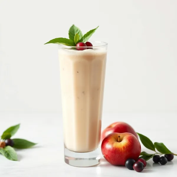 Keto-freundlicher Kokos-Apfel-Saft-Smoothie