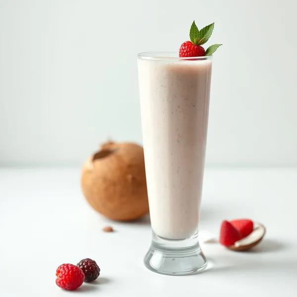Smoothie Coco et Eau de Coco Amical avec Keto