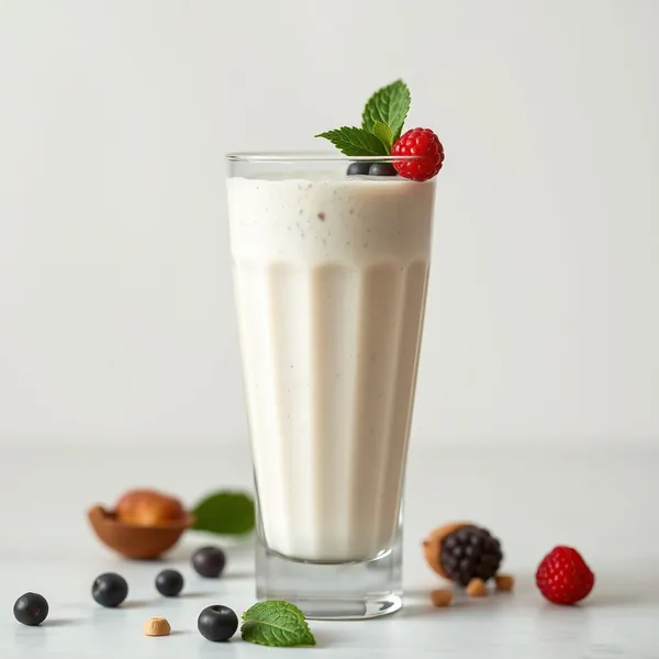 Keto-freundlicher Kokos-Haselnuss-Milchshake