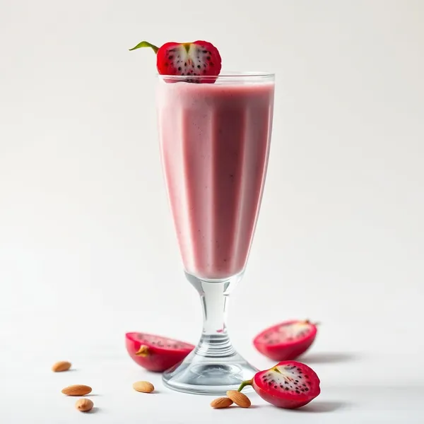 Keto-Friendly Dragonfruit Almond Milk Smoothie