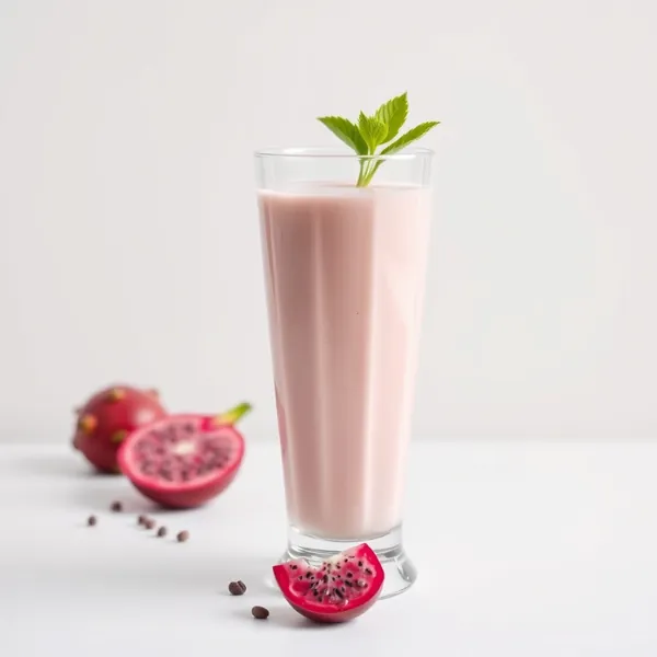 Smoothie di Frutta Drago e Latte di Anacardo Amichevole Keto