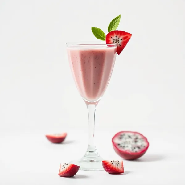 Keto-Friendly Dragonfruit Greek Yogurt Smoothie