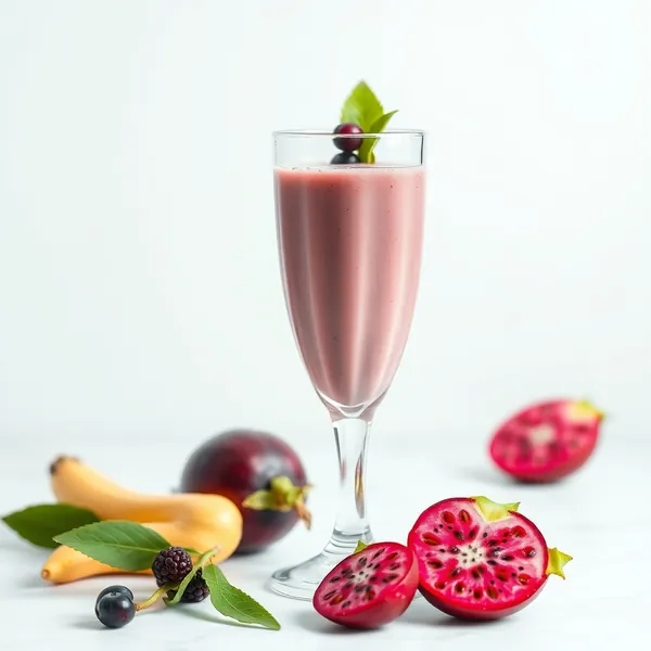 Batido de Dragon Fruit y Leche de Cáñamo Amigable con Keto