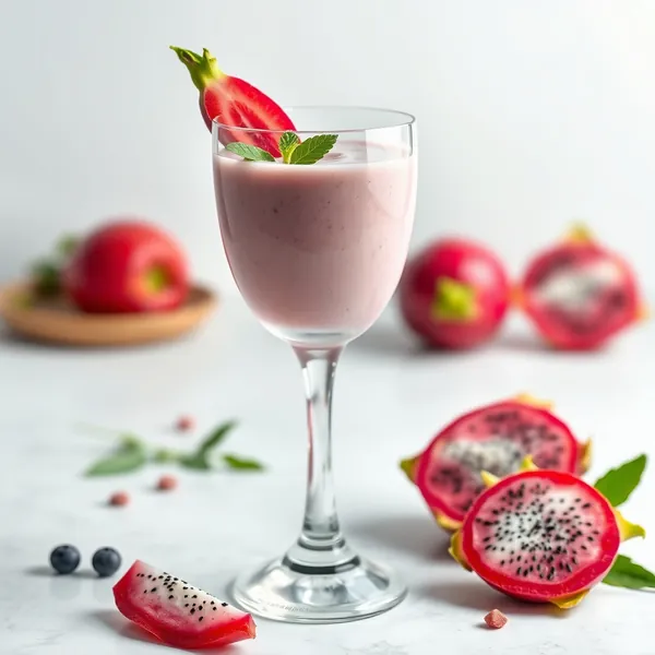 Smoothie de Kefir de Dragão Amigável com Keto