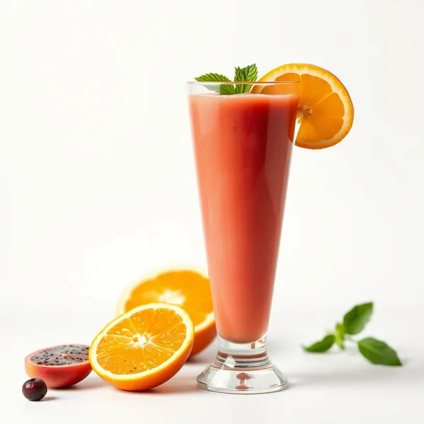Smoothie de Suco de Laranja e Dragão Amigável com Keto