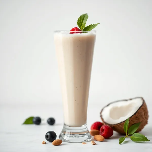 Batido de Gengibre, Amêndoa e Leite de Coco Amigável com Keto