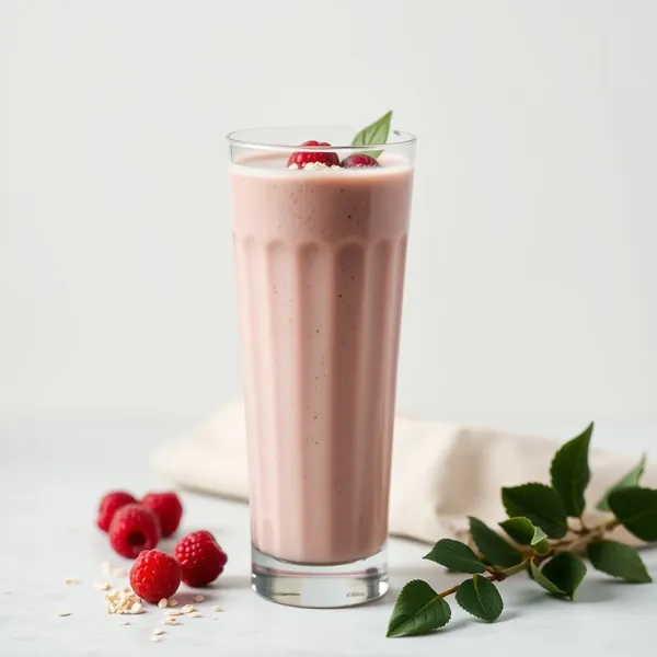 Batido de Leche de Avena con Jengibre Amigable con Keto