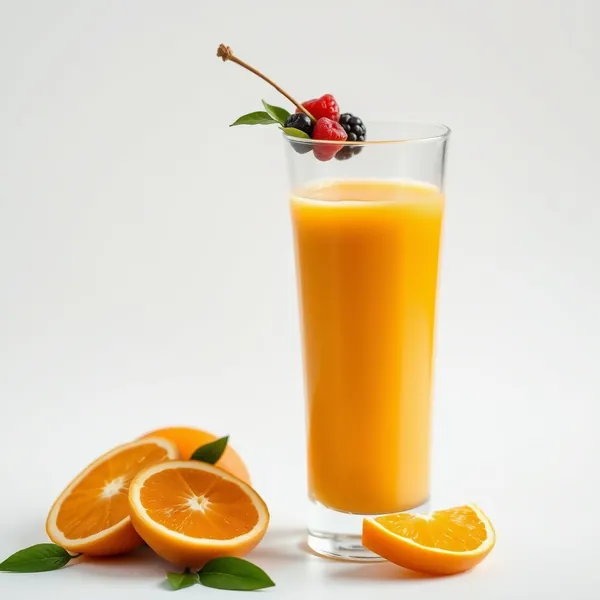 Smoothie de Suco de Laranja e Gengibre Amigável com Keto