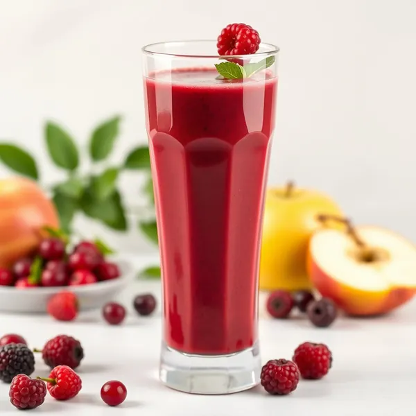 Smoothie de Suco de Maçã e Baya Goji Amigável com Keto