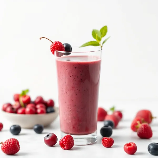 Smoothie de Iogurte Grego com Goji Amigável com Keto