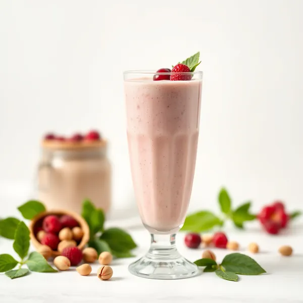 Smoothie de Leite de Pistache e Baya de Goji Amigável com Keto