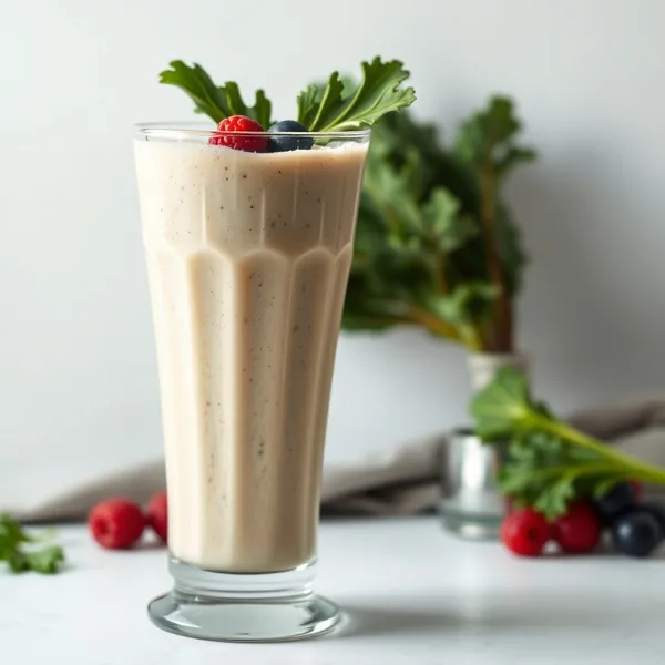 Smoothie Keto de Chou Frisé et Lait de Noix de Cajou