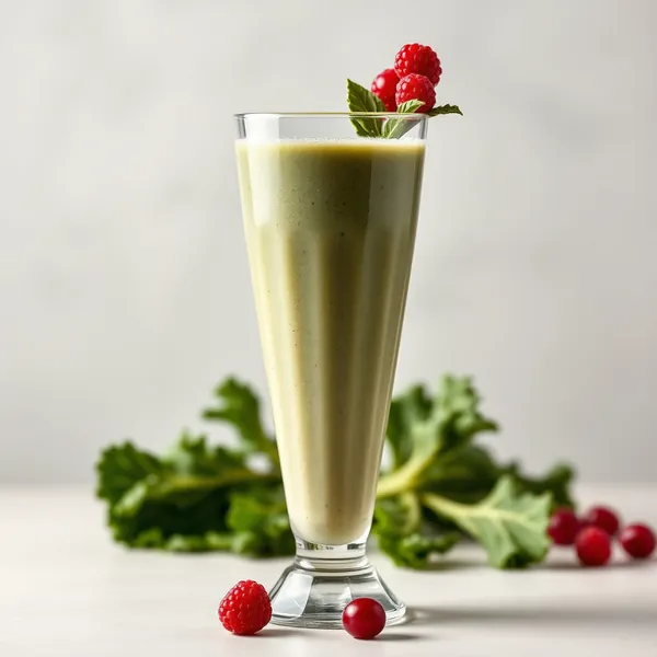 Keto-Friendly Kale Soy Milk Smoothie