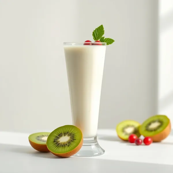 Smoothie de Kiwi com Kefir Amigável para Keto