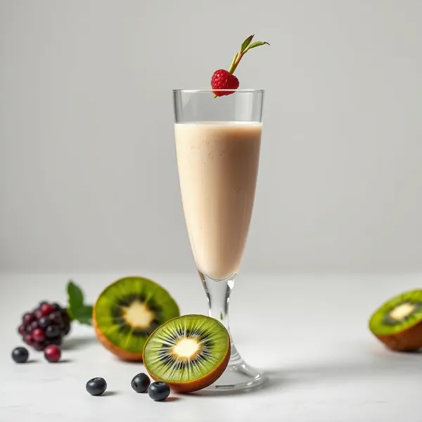 Keto-Friendly Kiwi Protein Shake Smoothie