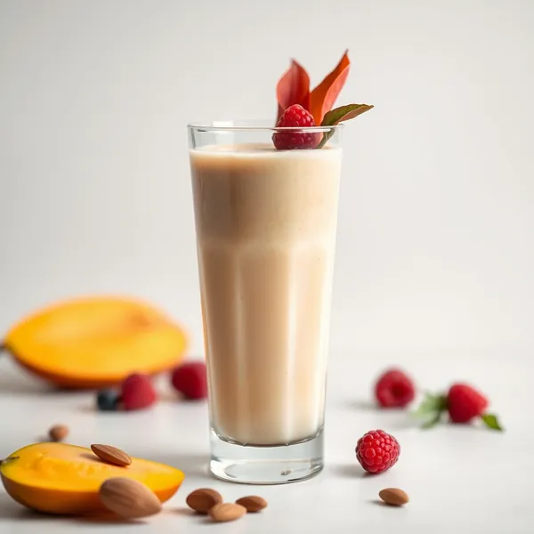 Smoothie Mango Latte di Mandorla Keto-Friendly