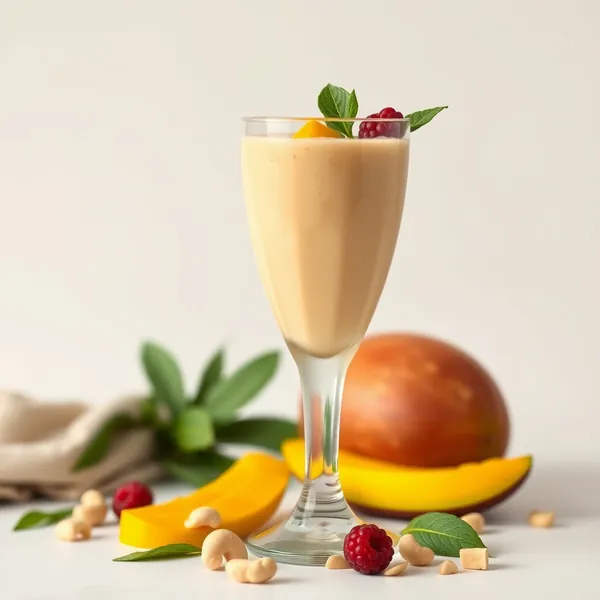 Keto-Friendly Mango Cashew Milk Smoothie