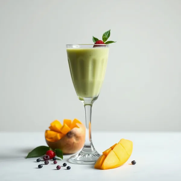 Smoothie Keto de Manga e Matcha