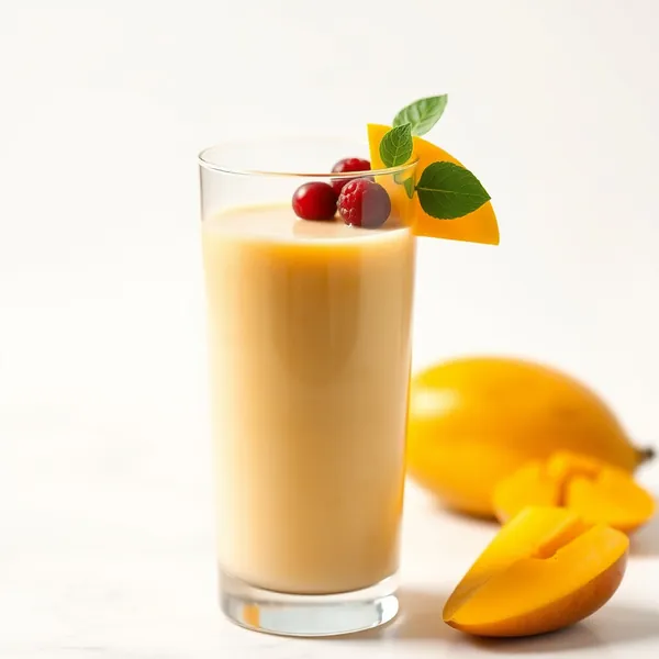 Smoothie de Manga e Leite de Arroz Amigável com Keto