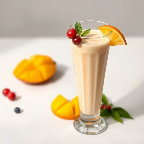 Keto-Friendly Mango Soy Milk Smoothie