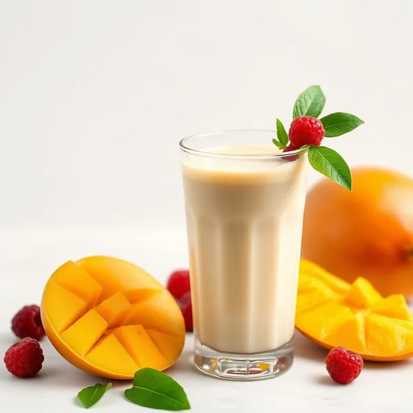 Smoothie de Manga e Leite de Espelta Amigável para Keto